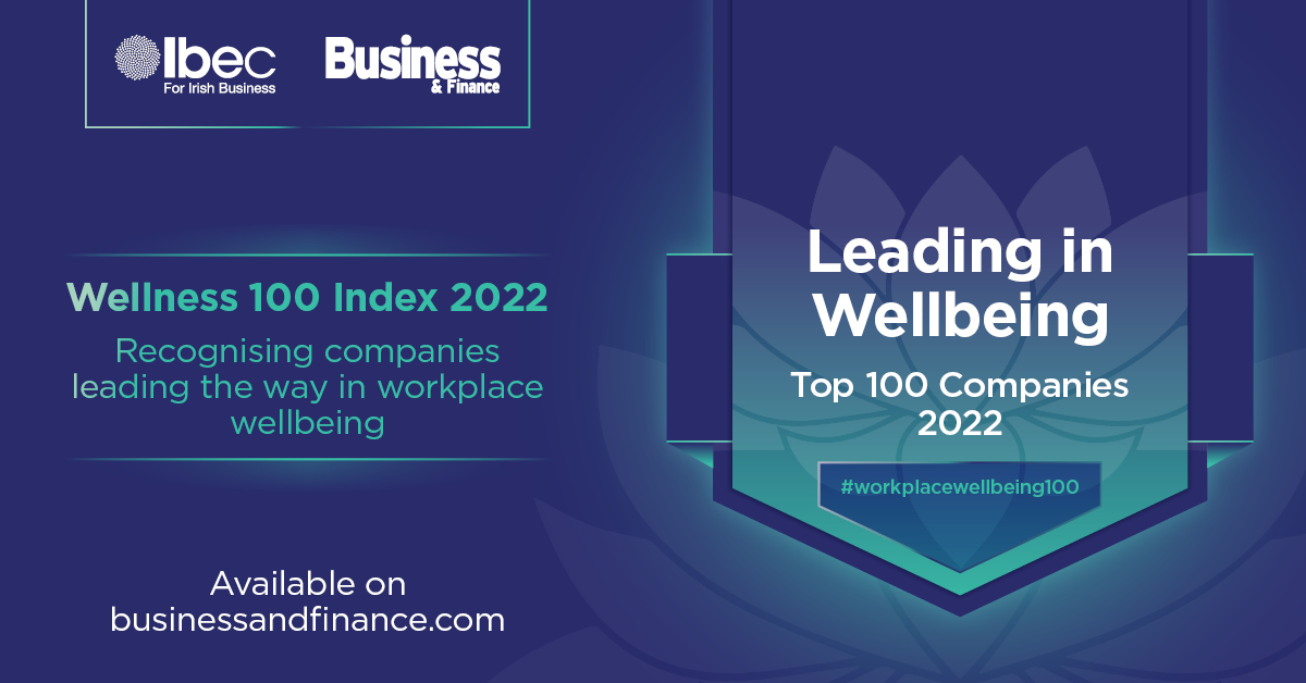 IBEC Top 100 Leading in Wellbeing